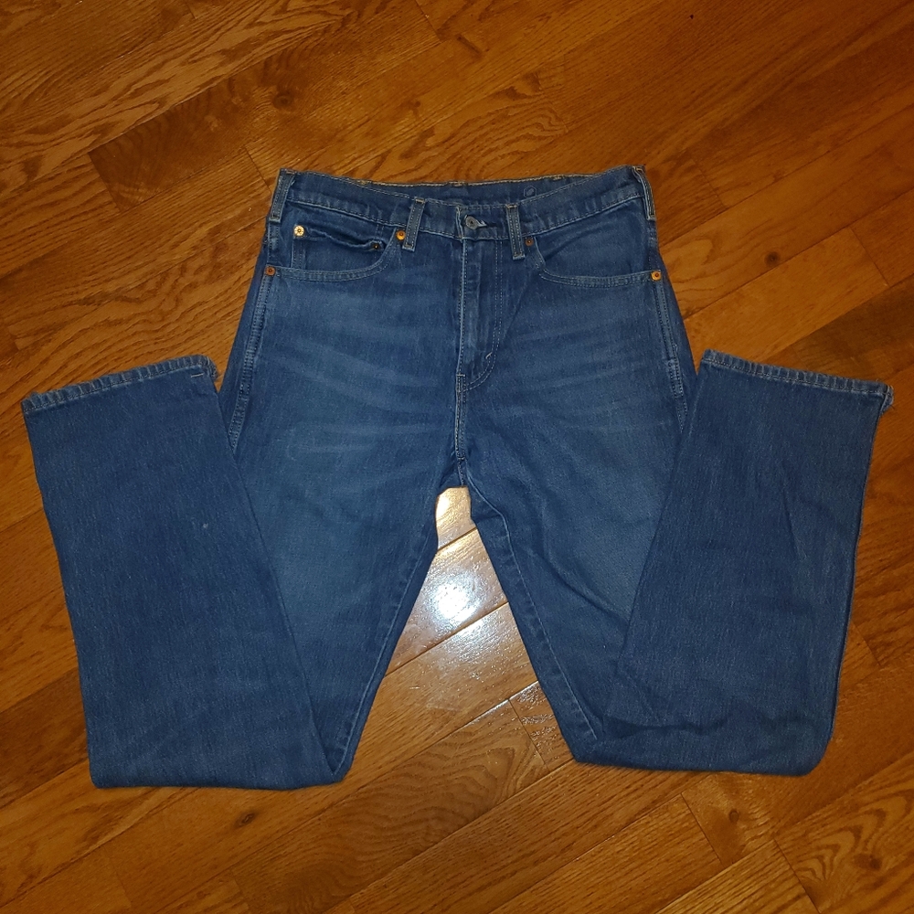 Levi Men’s Straight Leg Jeans | Size: 32 x 34 |  Color: Blue Denim | RRR Apparel